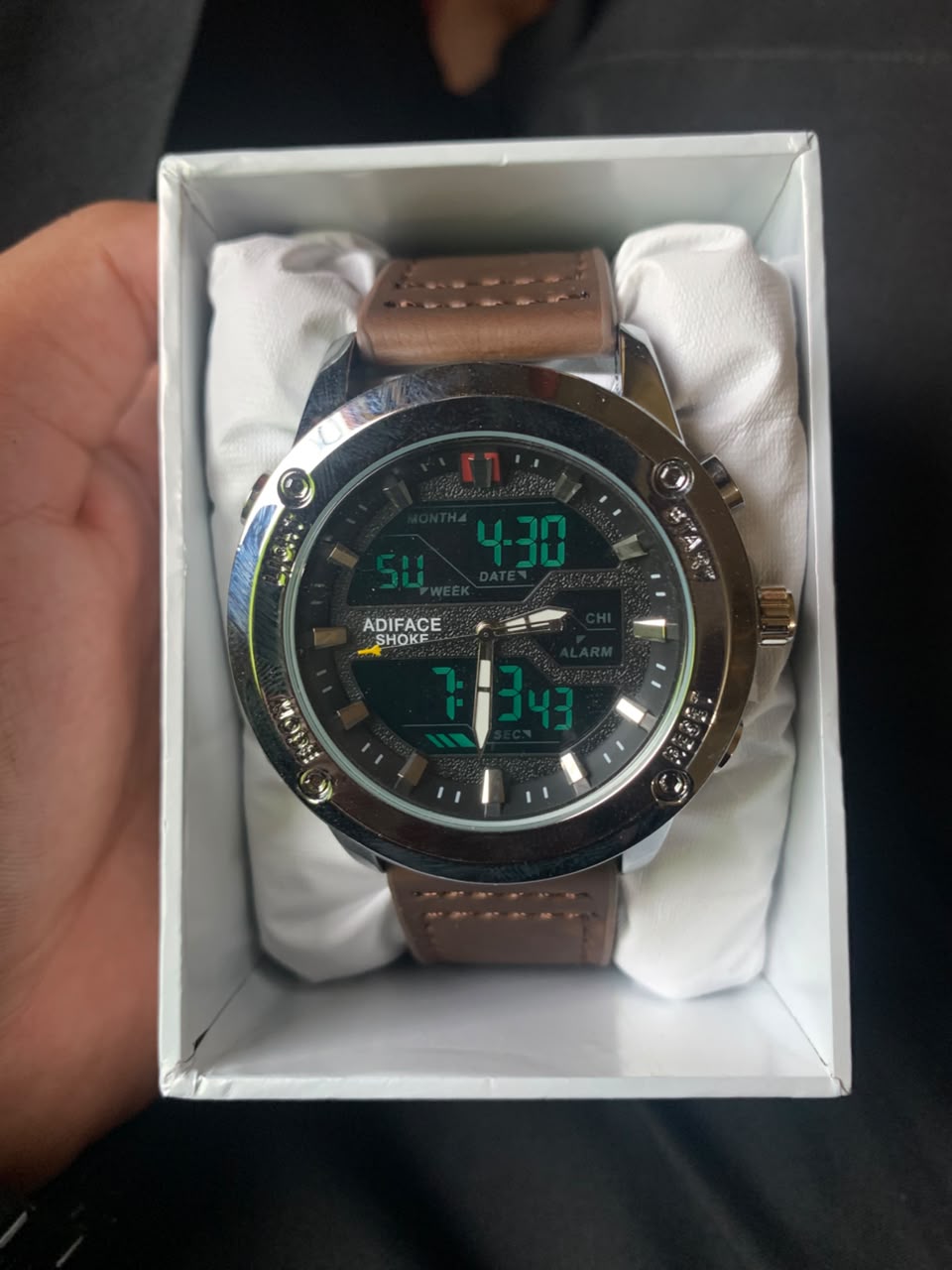 ADIFACE Sport Digital Analog Watch