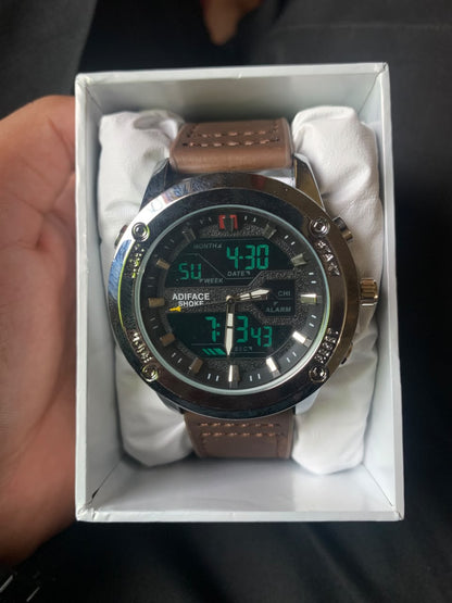 ADIFACE Sport Digital Analog Watch